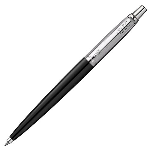 Ручка шариковая Parker Jotter Originals Black Chrome CT, черная 1