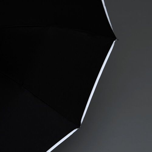 Зонт складной Tyre, черный 5