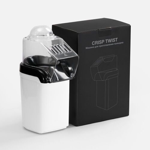 Машина для приготовления попкорна Crisp Twist, белая 7