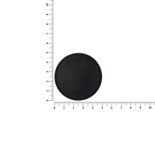 Лейбл из ПВХ Dzeta Round, L, черный 2