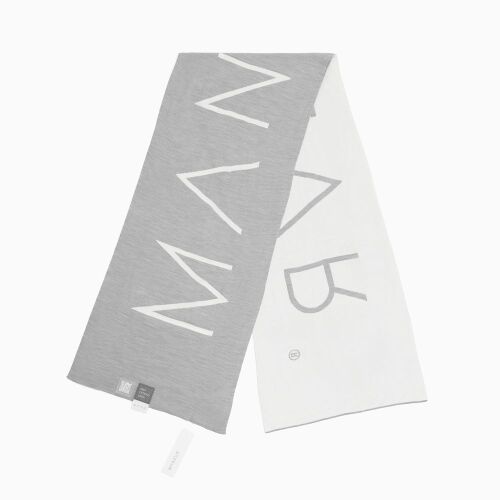 Шарф Bereg, молочный с серым 7