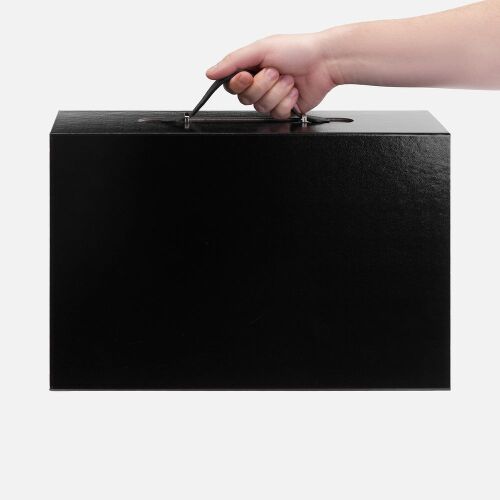 Коробка складная Holdfold, L, черная 5