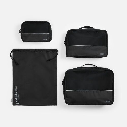 Дорожный набор сумок noJumble 4 в 1, черный 1