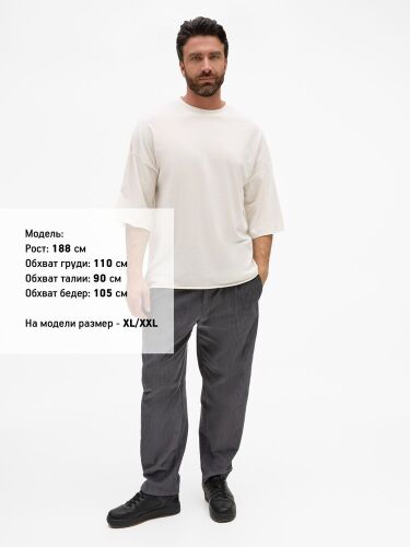 Футболка унисекс T1, молочно-белая, размер M/L 3