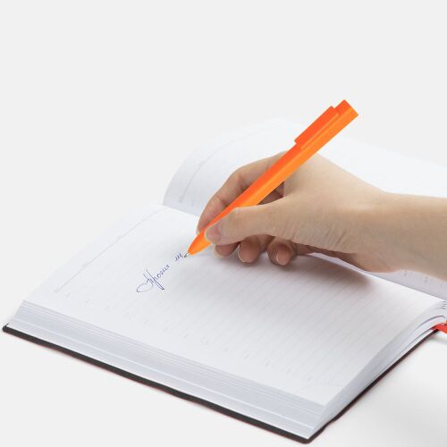 Ручка шариковая Swiper SQ Soft Touch, оранжевая 4