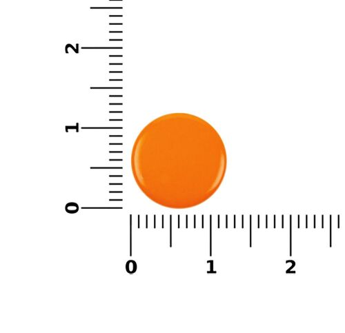 Кнопка Clavis, M, оранжевый неон 2 Кнопка Clavis, M, оранжевый неон 2