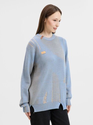 Джемпер Denim свободного силуэта на заказ, полушерсть, размер L 1