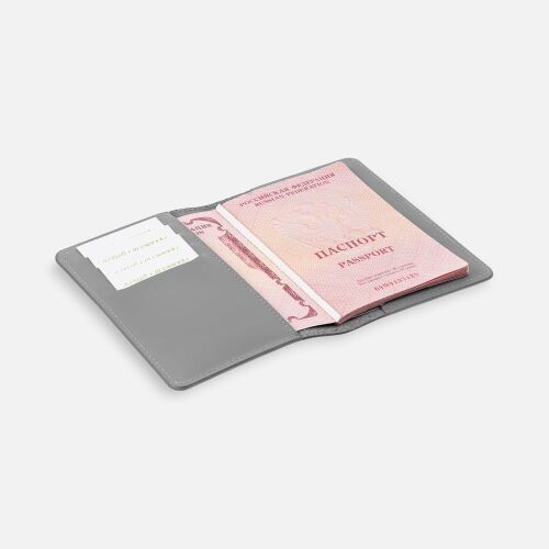 Обложка для паспорта Alaska, серая 4