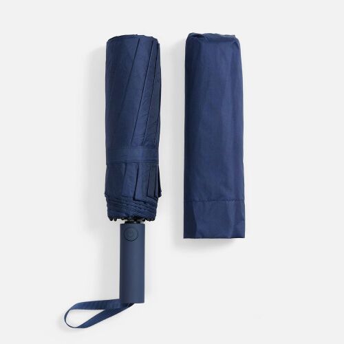 Зонт складной с УФ-защитой Ribstar, темно-синий 4