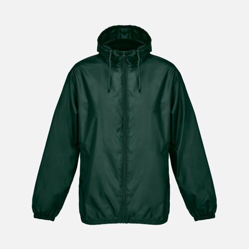Ветровка унисекс Shield, темно-зеленая, размер XS 1