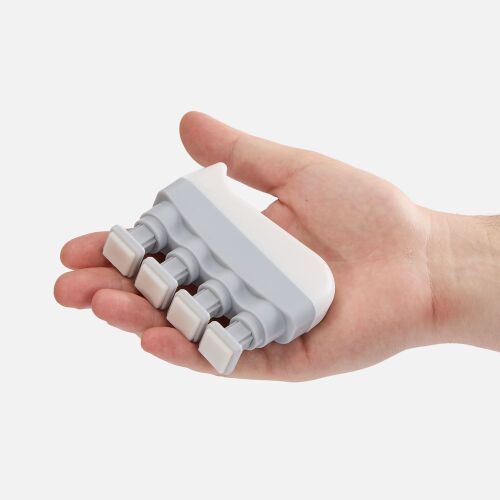Эспандер кистевой FingerTap, серый с белым 5