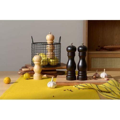 Мельница для перца Wood, большая, черная 5