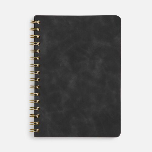 Ежедневник Spiral, недатированный, черный 1