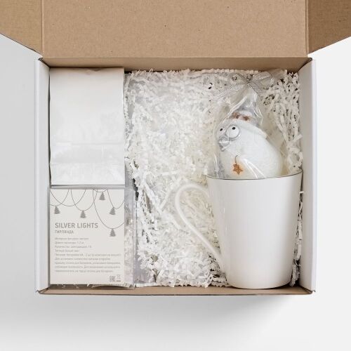 Набор «Планы на счастье», белый с серебристым 1