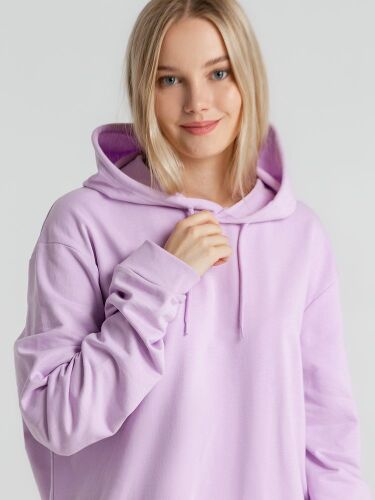 Толстовка с капюшоном унисекс Hoodie, сиреневая, размер XXL 4