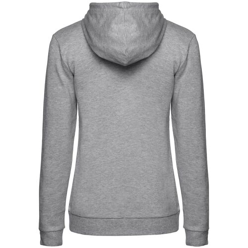 Толстовка с капюшоном женская Hoodie, серый меланж, размер XXL 2