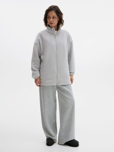 Куртка флисовая унисекс Nebo, светло-серая, размер S 6