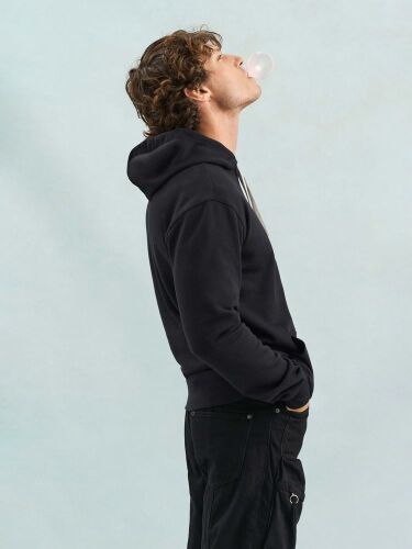 Худи унисекс Cameron, черное с красным, размер S 7