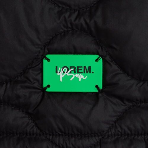 Лейбл из ПВХ Kreta, S, зеленый неон 4