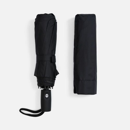 Складной зонт Dome Double с двойным куполом, черный 3