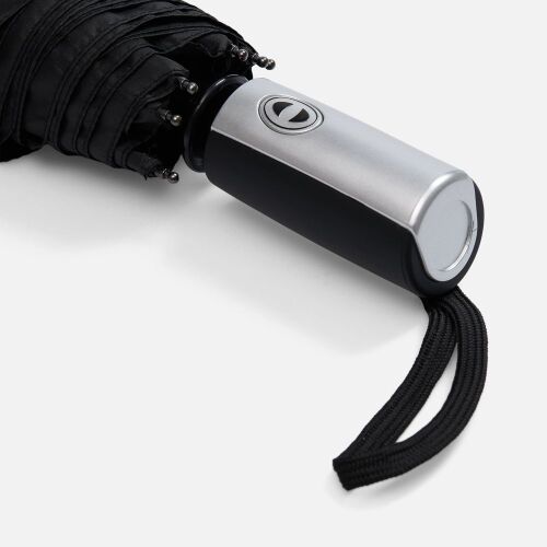 Зонт складной Fiber, черный 3