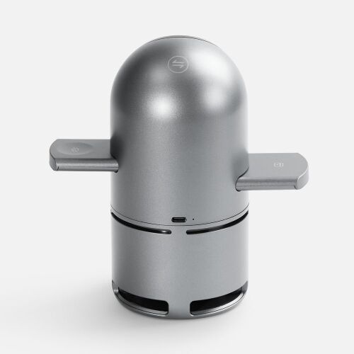 Bluetooth-колонка с беспроводной зарядкой Droid, серая 4