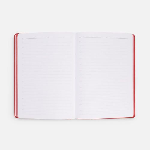 Ежедневник Flexpen Shall, недатированный, красный 6