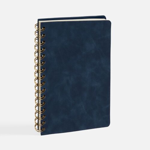 Ежедневник Spiral, недатированный, синий 2