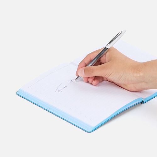 Ручка шариковая Dagger Soft Touch, белая 4