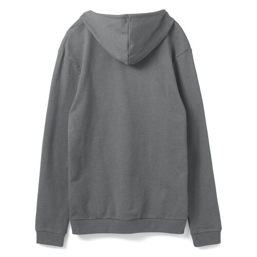 Толстовка с капюшоном унисекс Hoodie, серая (стальная), размер X 2