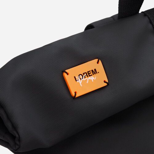 Лейбл из ПВХ Dzeta, XS, оранжевый неон 7