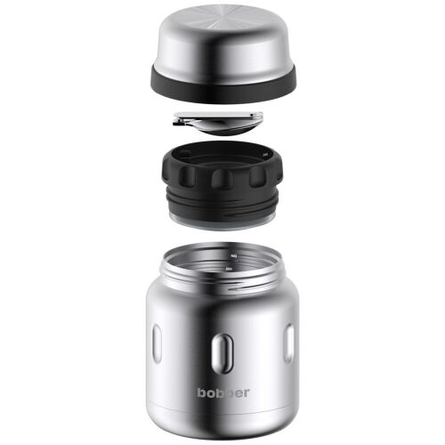 Термос для еды Jerrycan 470, вакуумный, стальной матовый 2