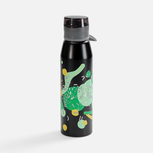 Бутылка для воды Billy Gym, матовая черная 7