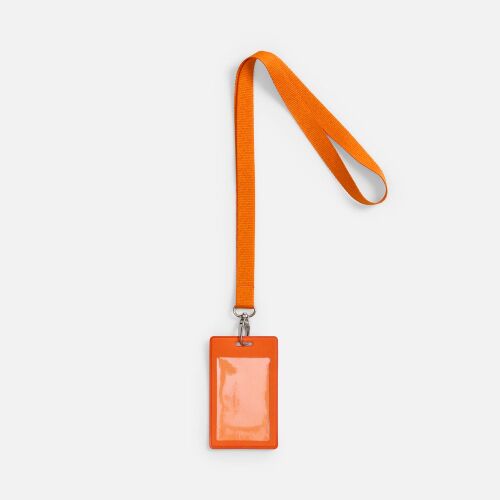 Лента для бейджа Pin, оранжевая 2