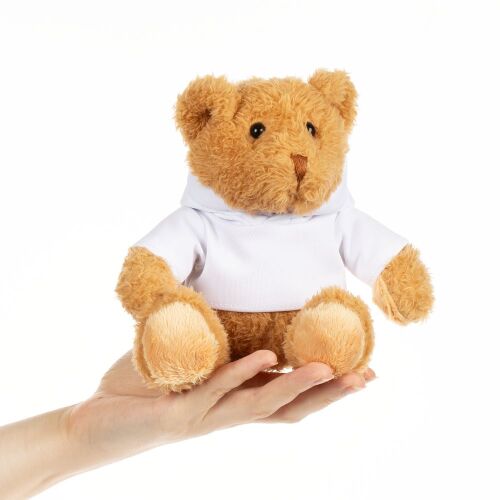 Мягкая игрушка «Мишка Cuddleton» в белом худи 5 Мягкая игрушка «Мишка Cuddleton» в белом худи 5