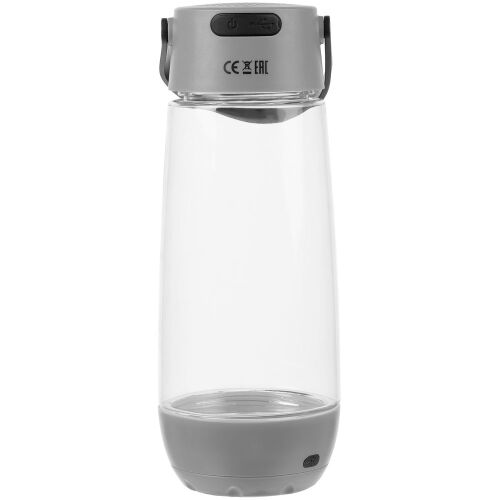 Бутылка для воды Torsta Light с колонкой и светильником, серая 3 Бутылка для воды Torsta Light с колонкой и светильником, серая 3