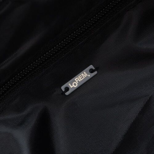 Шильдик металлический Alfa Liten, серый 5