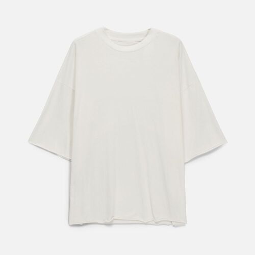 Футболка унисекс T1, молочно-белая, размер M/L 6