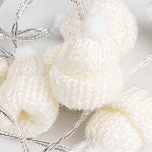 Гирлянда Cosy Poms, белая 4