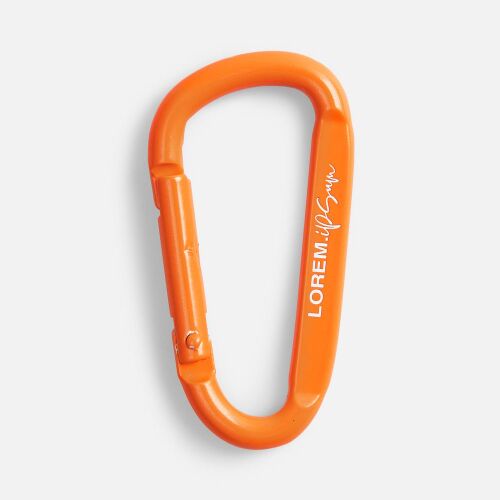 Карабин Raby, оранжевый неон 5