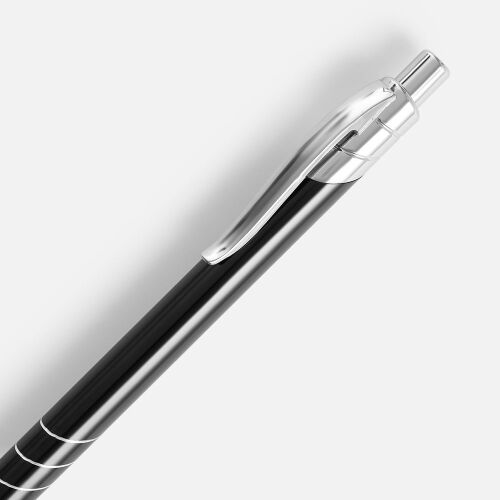 Ручка шариковая Undertone Metallic, черная 3