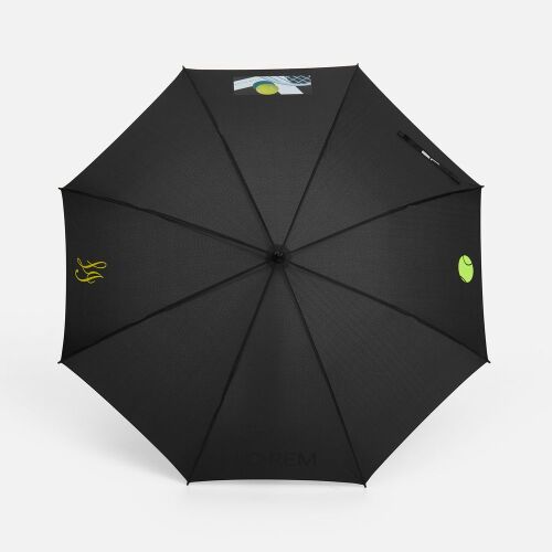 Зонт-трость Simple Golf, черный 5