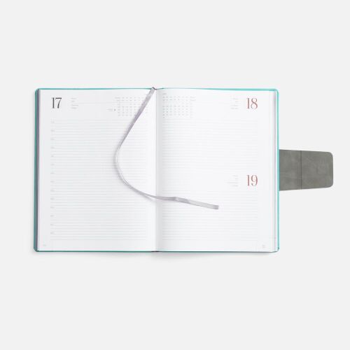 Ежедневник Grande Strap на заказ, датированный, бирюзовый 7 Ежедневник Grande Strap на заказ, датированный, бирюзовый 7