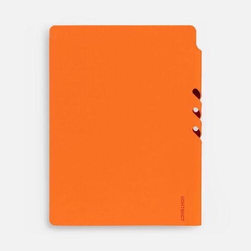 Ежедневник Flexpen Shall, недатированный, оранжевый 2