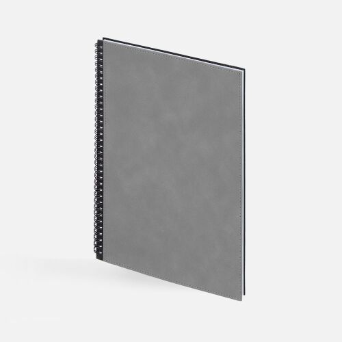 Ежедневник Notera Maxi, недатированный, серый 2