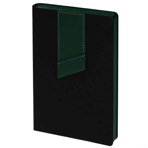 Ежедневник Bookmark, недатированный, черный с зеленым 1 Ежедневник Bookmark, недатированный, черный с зеленым 1