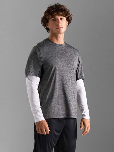 Футболка спортивная унисекс Storm, бежевая (льняная), размер XXL 1