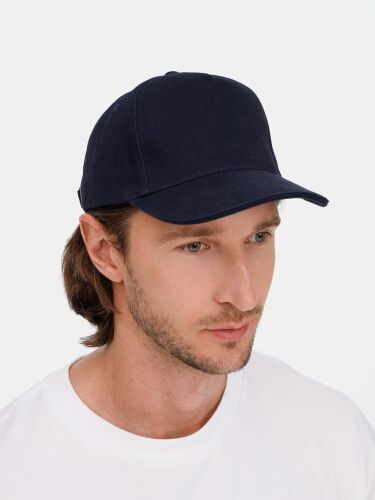 Бейсболка Classic 2.0, темно-синяя 5