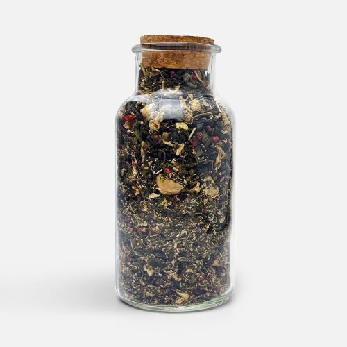 Чай «Сокочай», зеленый с соком имбиря, яблоком, гвоздикой и розо 1