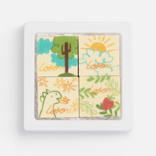 Набор из 4 печений Dream White 5